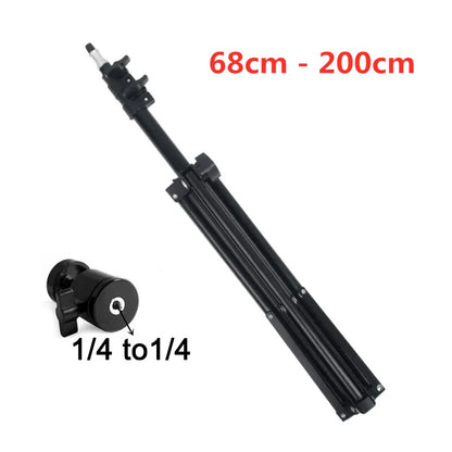 110/160/200Cm Universal Portable Bracket for HY300 Pro Projector Hy320Mini Projector for Phone Camera Tripod Stand Mount